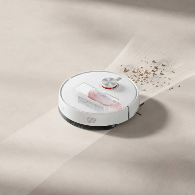 Робот-пылесос Xiaomi Robot Vacuum S40 EU (OV81) белый с сухой и влажной уборкой 